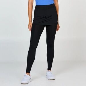 Sofibella Warmer Skort UV Staples Black Women’s 1X Skirted Leggings Tennis Golf